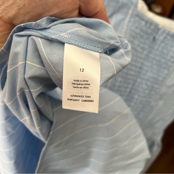 WEWOREWHAT Blue Corset Peplum Mini Dress Size 12 - Picture 10 of 12